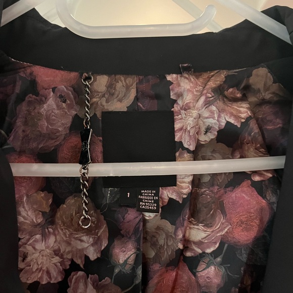 Ted Baker black trench coat size 1 - Picture 10 of 10